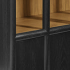 Modway Anwen Solid Wood and Glass Display Cabinet