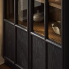 Modway Anwen Solid Wood and Glass Display Cabinet