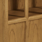 Modway Anwen Solid Wood and Glass Display Cabinet