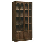 Modway Anwen Solid Wood and Glass Display Cabinet  