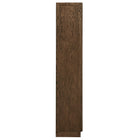 Modway Anwen Solid Wood and Glass Display Cabinet