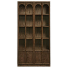 Modway Anwen Solid Wood and Glass Display Cabinet