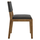 Modway Calder Fabric Upholstered Wood Armless Dining Chair