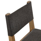 Modway Calder Fabric Upholstered Wood Armless Dining Chair