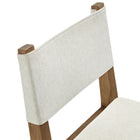 Modway Calder Fabric Upholstered Wood Armless Dining Chair