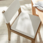 Modway Calder Fabric Upholstered Wood Armless Dining Chair