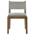 Modway Calder Fabric Upholstered Wood Armless Dining Chair