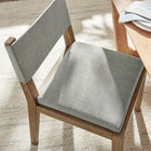 Modway Calder Fabric Upholstered Wood Armless Dining Chair