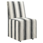 Modway Tessera Striped Slipcovered Dining Side Chair