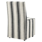 Modway Tessera Striped Slipcovered Dining Side Chair