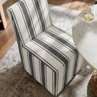 Modway Tessera Striped Slipcovered Dining Side Chair
