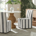 Modway Tessera Striped Slipcovered Dining Side Chair