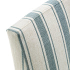Modway Tessera Striped Slipcovered Dining Side Chair