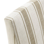 Modway Tessera Striped Slipcovered Dining Side Chair