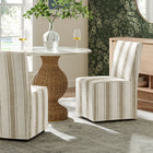 Modway Tessera Striped Slipcovered Dining Side Chair