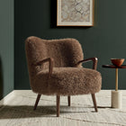 Modway Zerra Faux Shearling Accent Armchair