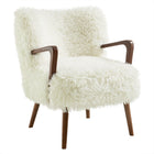Modway Zerra Faux Shearling Accent Armchair