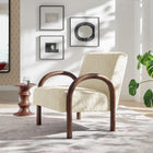 Modway Lunet Faux Shearling Accent Armchair