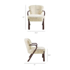 Modway Arden Faux Shearling Accent Armchair