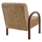 Modway Lunet Faux Shearling Accent Armchair