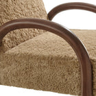 Modway Lunet Faux Shearling Accent Armchair