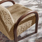 Modway Lunet Faux Shearling Accent Armchair