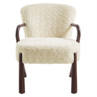 Modway Arden Faux Shearling Accent Armchair