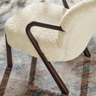 Modway Arden Faux Shearling Accent Armchair