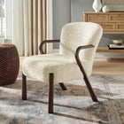 Modway Arden Faux Shearling Accent Armchair