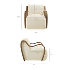 Modway Atrium Lattice Boucle Accent Armchair