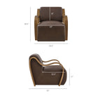 Modway Atrium Vegan Leather Accent Armchair