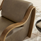 Modway Atrium Vegan Leather Accent Armchair