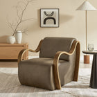 Modway Atrium Vegan Leather Accent Armchair