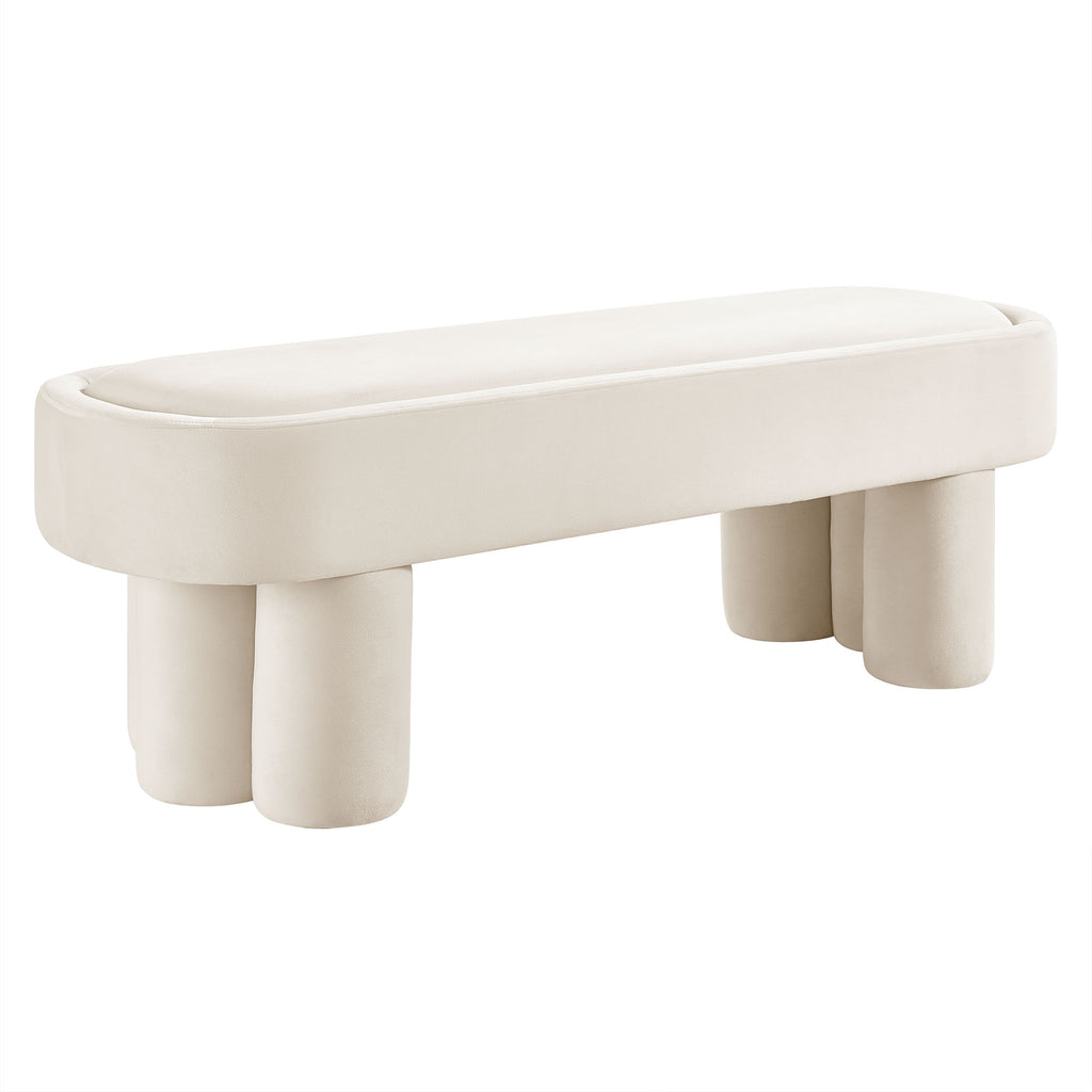 Modway Mossi Oval Performance Velvet Accent Bench