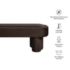 Modway Mossi Oval Performance Velvet Accent Bench