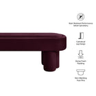 Modway Mossi Oval Performance Velvet Accent Bench