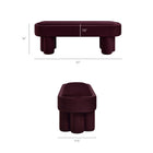 Modway Mossi Oval Performance Velvet Accent Bench