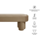 Modway Mossi Oval Performance Velvet Accent Bench