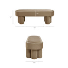 Modway Mossi Oval Performance Velvet Accent Bench