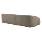 Modway Monica 2 Piece Left Facing Boucle Fabric Modular Sofa with Chaise