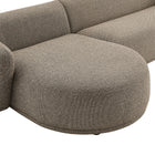 Modway Monica 2 Piece Left Facing Boucle Fabric Modular Sofa with Chaise