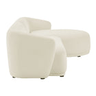 Modway Monica 2 Piece Right Facing Boucle Fabric Modular Sofa with Chaise