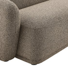 Modway Monica 2 Piece Right Facing Boucle Fabric Modular Sofa with Chaise