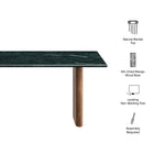 Modway Amistad Marble Coffee Table