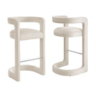 Modway Winslow Performance Velvet Bar Stool Set of 2