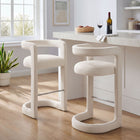 Modway Winslow Performance Velvet Bar Stool Set of 2