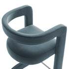 Modway Winslow Performance Velvet Bar Stool Set of 2