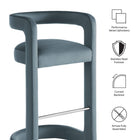 Modway Winslow Performance Velvet Bar Stool Set of 2