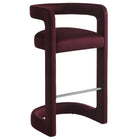 Modway Winslow Performance Velvet Bar Stool Set of 2