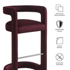 Modway Winslow Performance Velvet Bar Stool Set of 2